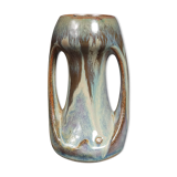 Small vase with handles in flamed sandstone around 1920/40 SB