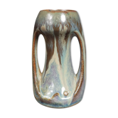 Small vase with handles in flamed sandstone around 1920/40 SB