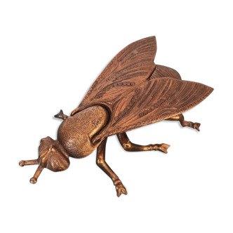 Brass fly ashtray