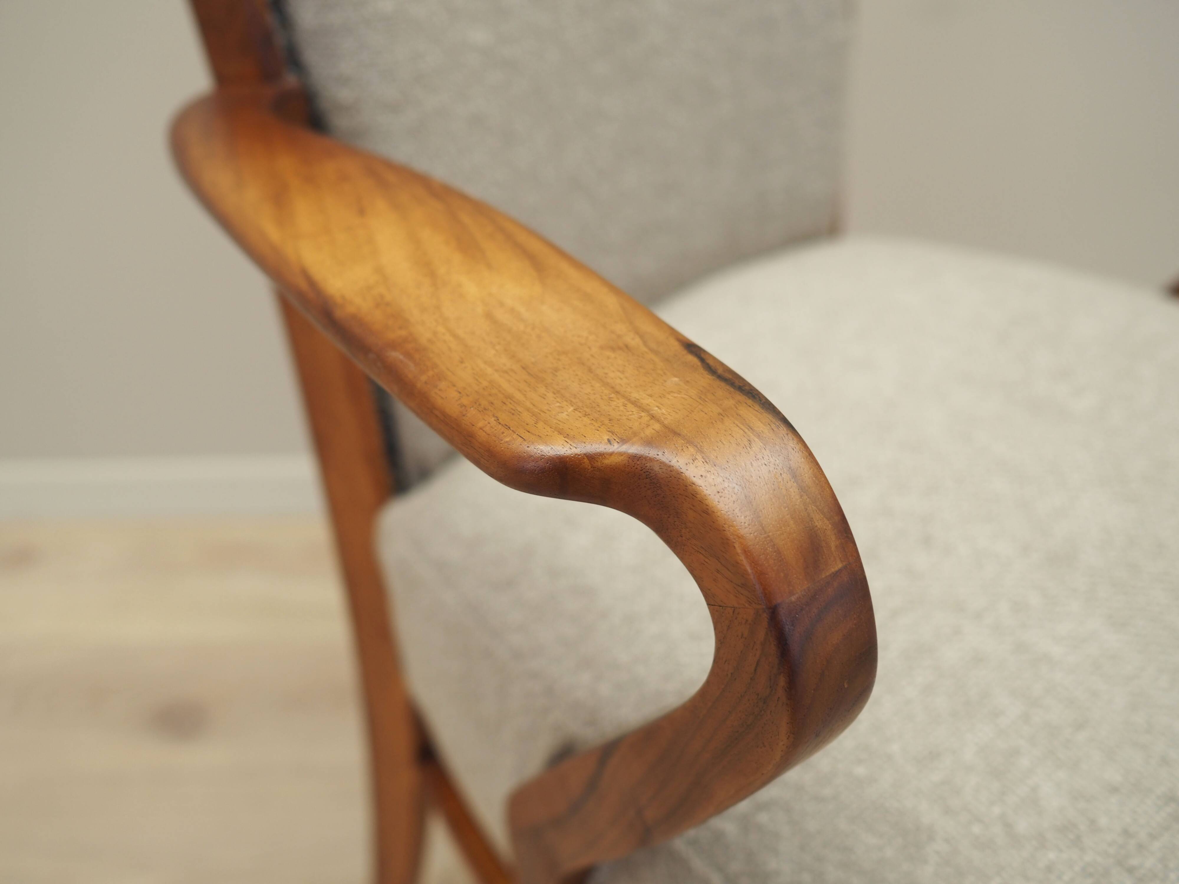 Walnut chair, Danish design, 1970s, production: Denmark