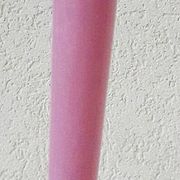 Single flower vase in pink opaline