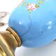 Lamp foot blue vase heads of fauna