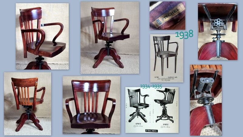 American office armchair fischel 30s