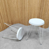 Set of 2 Dutch wire stools Pilastro Tjerk Reijenga