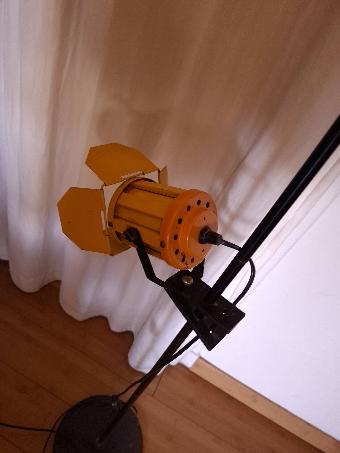 Standard lamp, Ikea reading lamp from the 80s.