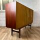 Vintage Scandinavian "highboard" sideboard in teak, 60s