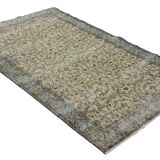 Turkish Anatolian Handmade Vintage Rug 272 cm x 165 cm