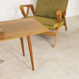 Ton Bystrice Thonet 1960 wooden coffee table