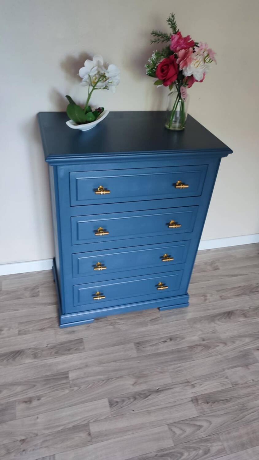 RESTORED ART DECO CHEST OF DRAWERS