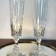 2 verres à champagne Baccarat m. Richelieu