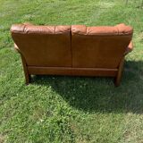 Stressless sofa two place in brown leather model Buckingham ekornes