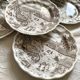 Swiss landscape Italy 25-piece dinner and soup plates