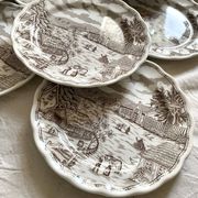 Swiss landscape Italy 25-piece dinner and soup plates