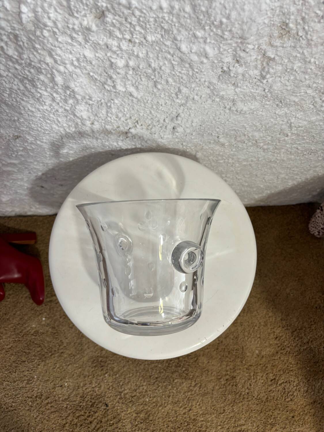 Saint Louis ice cube bucket bubbles collection