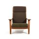 Hans J. Wegner GE-290 Highback Lounge Chair 1950s