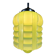 Art deco pendant lamp 'skyscraper' – green opaline