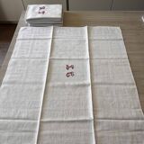 Set of 6 old napkins