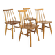 Set of 4 "Fanett" teak chairs by Ilmari Tapiovaara, Sweden, 1960