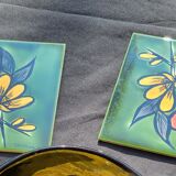 2 tiles signed Vallauris