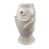Fish-shaped ceramic vase