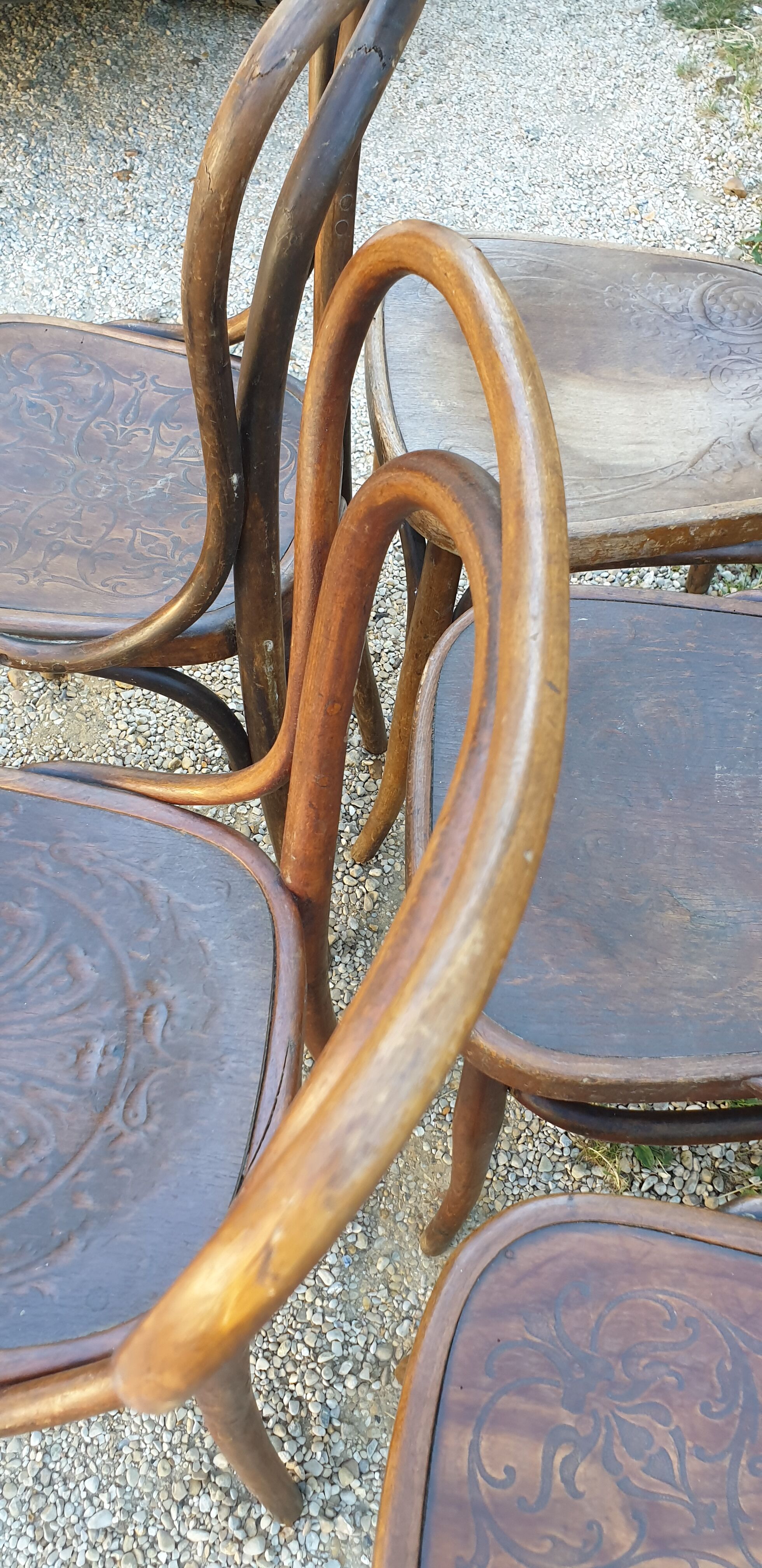 10 chaises Jacob & Joseph Kohn en bois courbé 1900