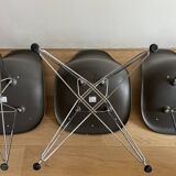 Lot of 4 original Eames DSR chairs by Vitra – with cushion.