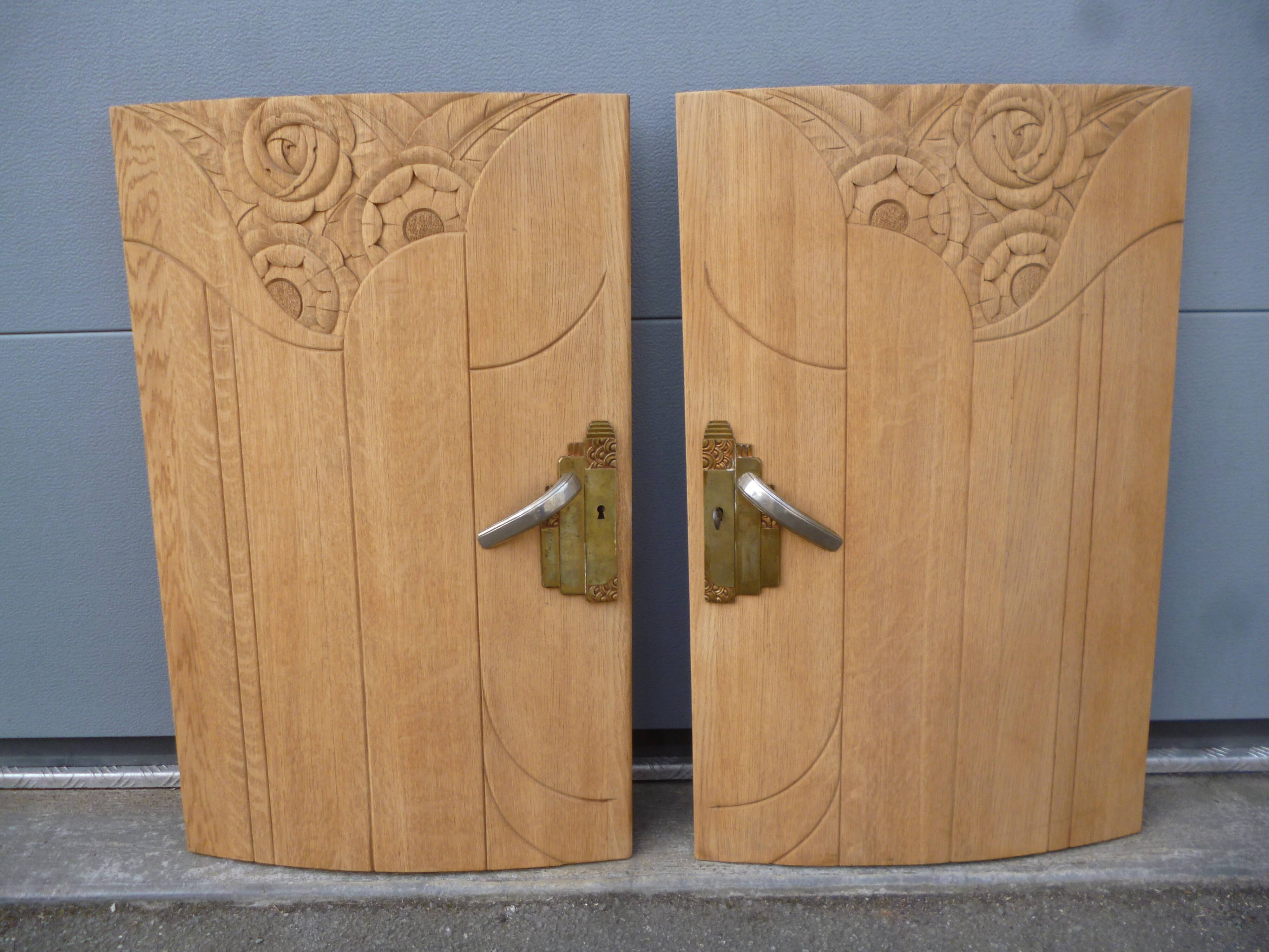 Pair of art deco doors
