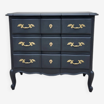 Louis XV 3-drawer chest of drawers