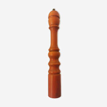 Large XXL pepper mill in vintage wood 70s