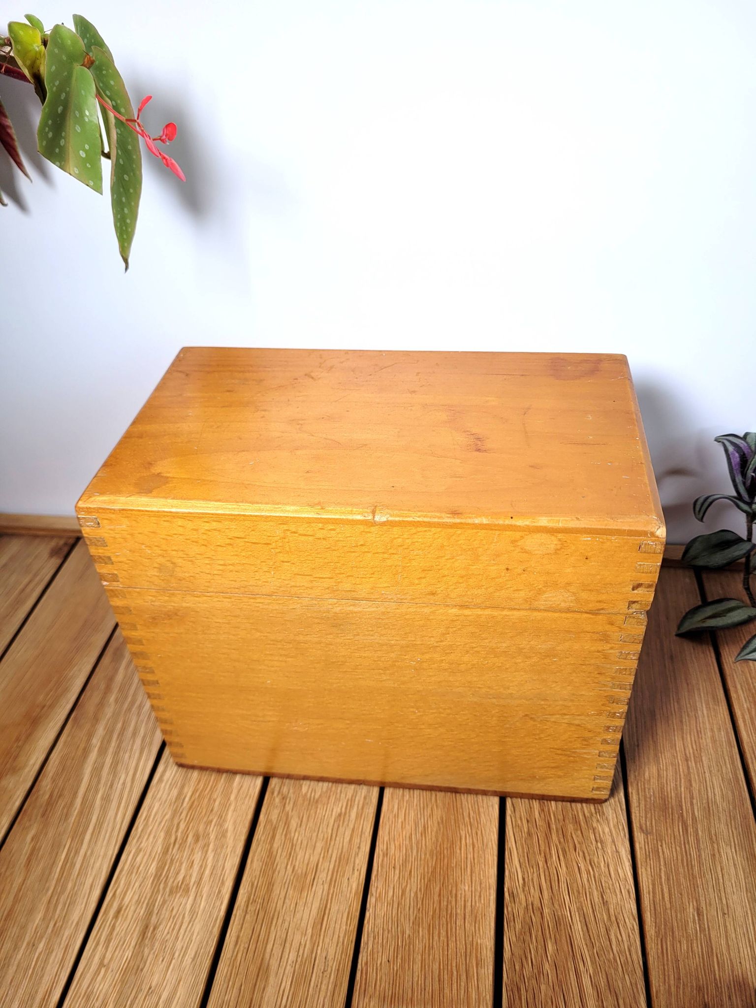 Boîte classeur à fiches cartonnier 1960