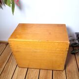 Filing box with cardboard cards 1960