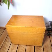 Boîte classeur à fiches cartonnier 1960