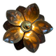 Applique fleur en métal