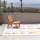 Large handmade colourful rug, 285 x 200 cm - G1028