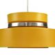 Suspension jaune foncé par Carl Thore pour Granhaga. Suède années 1970