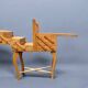 Travailleuse en bois vintage