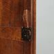 Antique baroque wardrobe in walnut and fabric, Piedmont, Italy, 18th century