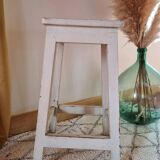 Patinated workshop stool