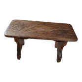 Antique rustic wooden stool