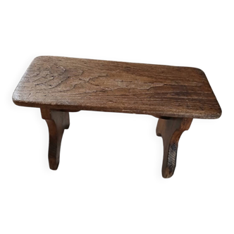 Antique rustic wooden stool