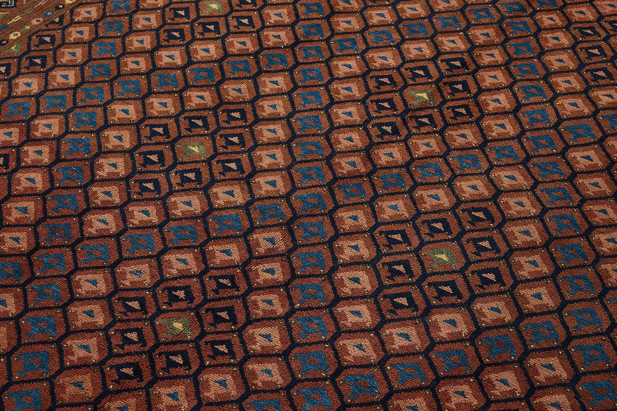Turkish Handknotted Wool Oushak Rug 196 cm x 303 cm
