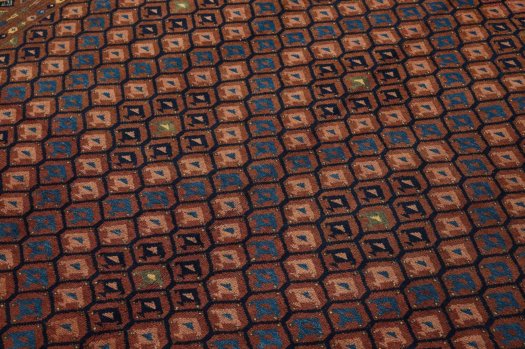 Turkish Handknotted Wool Oushak Rug 196 cm x 303 cm