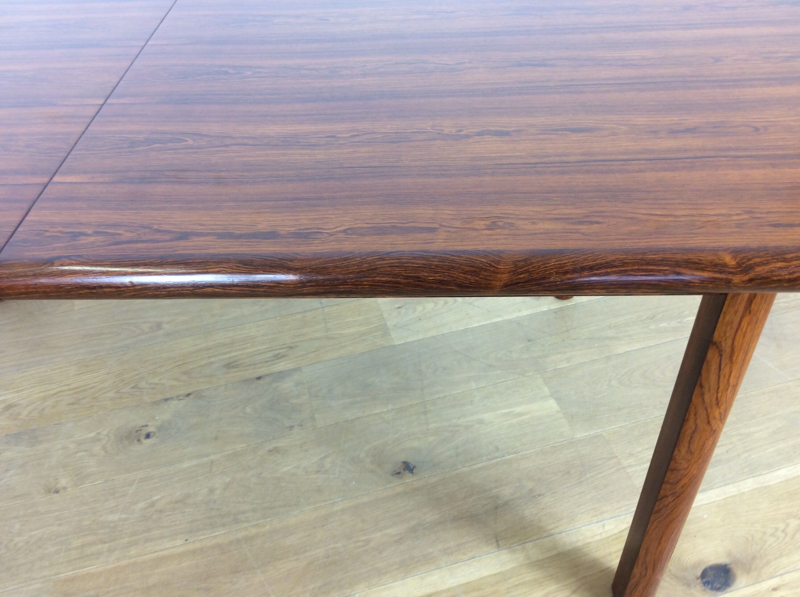 Mid century extendable dining table