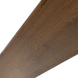 Ensemble vintage de 3 étagères murales en chêne, style minimaliste