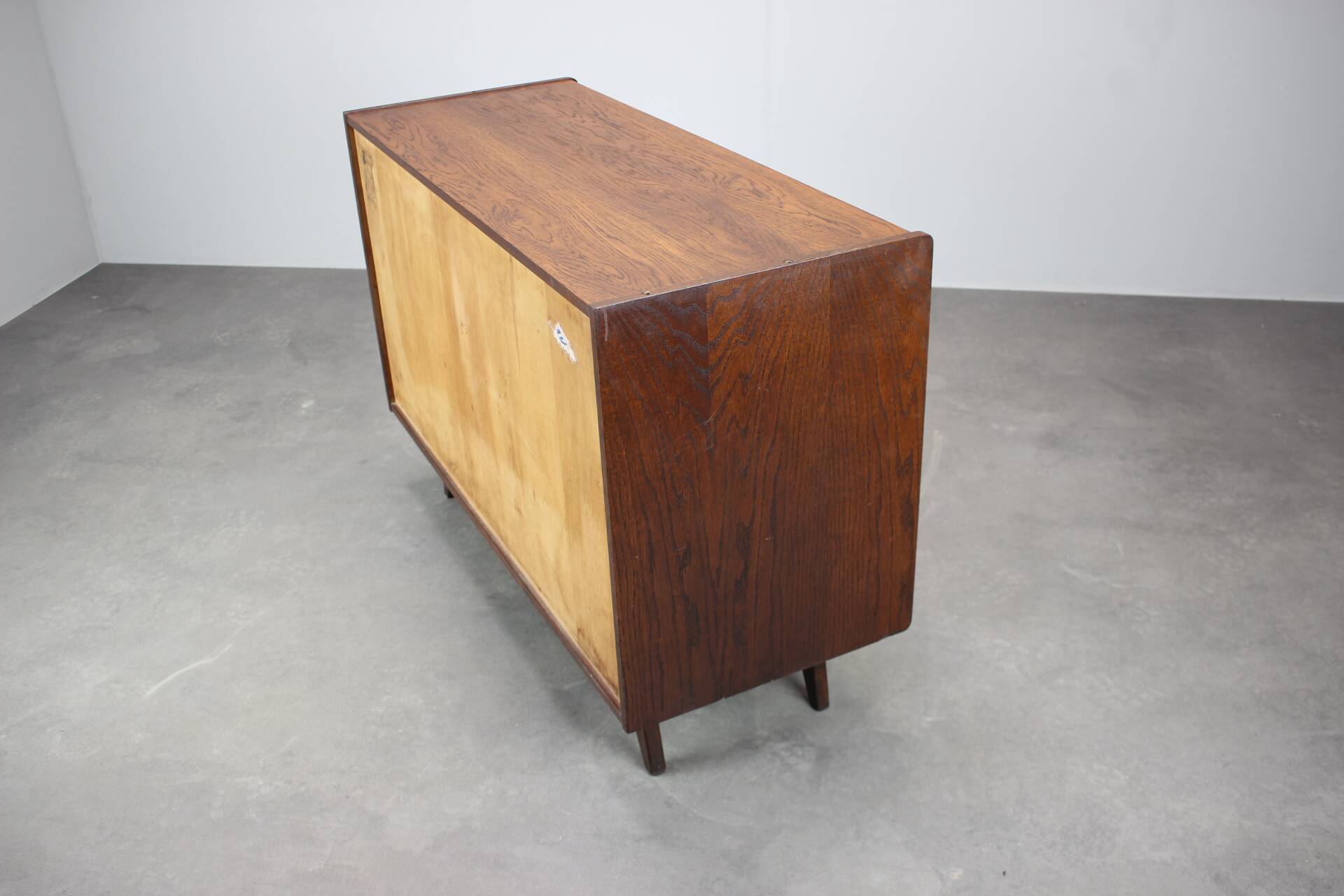 Oak chest of drawers from the 1960s by Jiri Jiroutek, Czechoslovakia