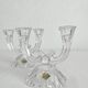 2 vintage Phonix crystal 2-arm candlestick candle holders