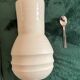 Vase céramique en grès beige