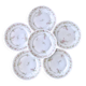 Emile Bourgeois porcelain plates, Drouot Paris