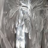 Par de jarrones "Art Nouveau" de cristal tallado. España, 1930s.