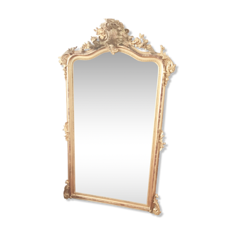 Miroir ancien style Louis XV 89x143cm